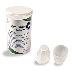Eye cups in a vial (6 cups per vial), 50/6/Cs
