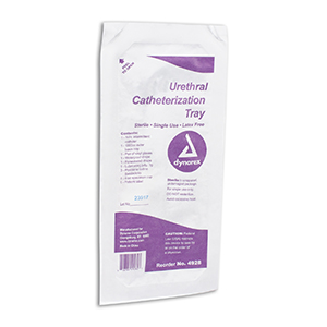 Urethral Intermittent Catheter Latex Free Tray - Sterile, 20pcs/