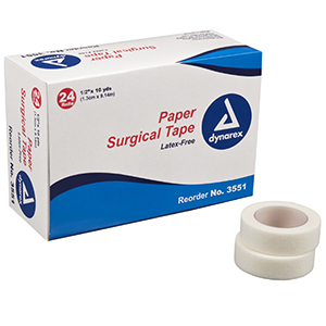 Paper Surgical Tape, 2" x 10 yds, 12/6/Cs