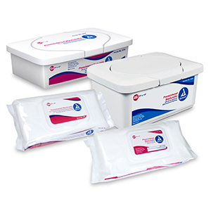 Premoistened Adult Washcloths, 8" x 12" - soft pack refills, 12/