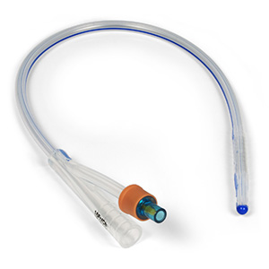 Silicone Foley Catheters 2-way Standard, 14FR / 30cc, 10/Box
