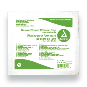 Deluxe Wound Closure Trays, 20/Cs