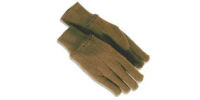 Brown Jersey Gloves Unlined Tagged 25 Dz/Cs 300 pieces per case